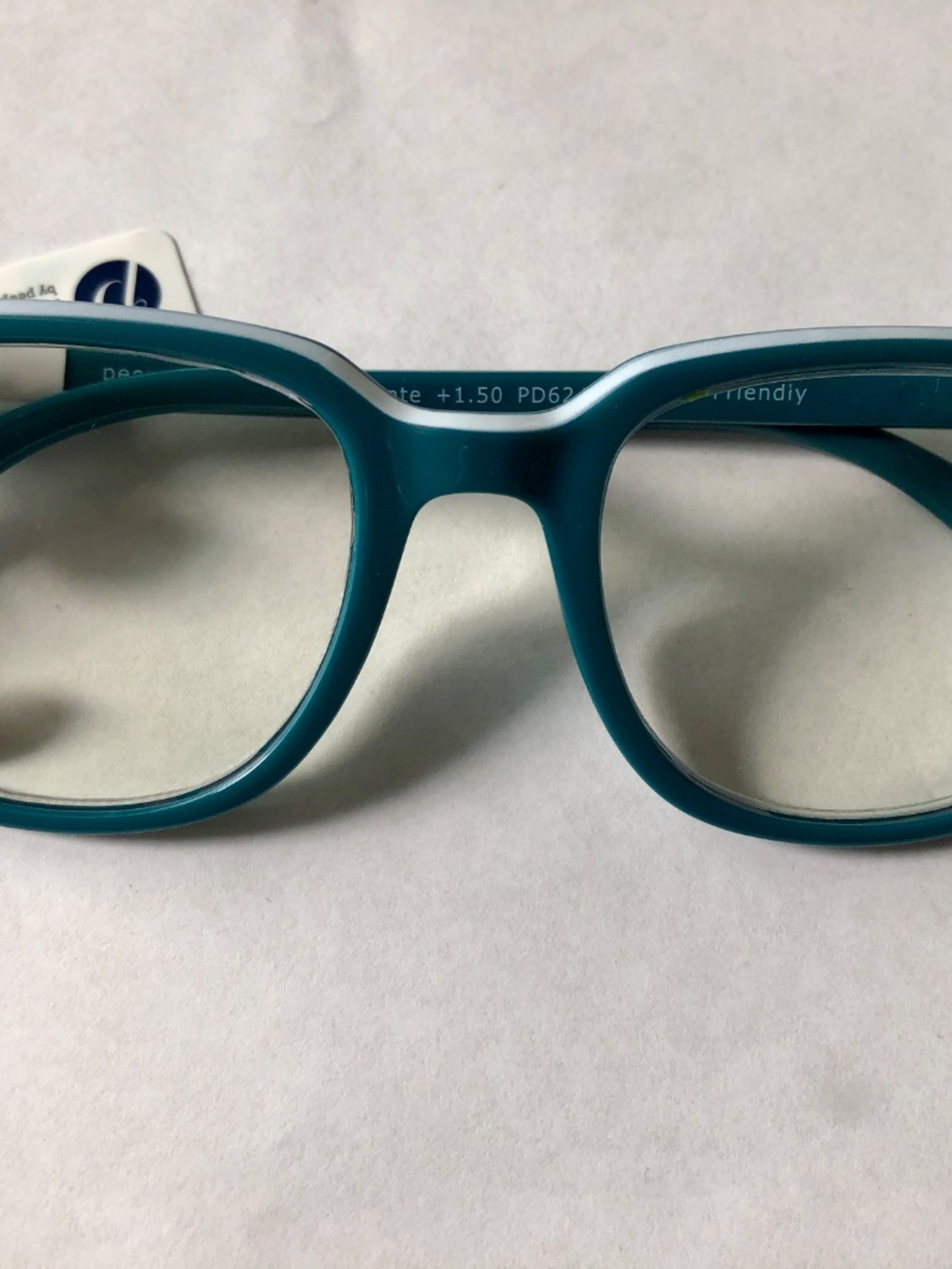 New Teal Dante Peepers Reading Glasses +1.50